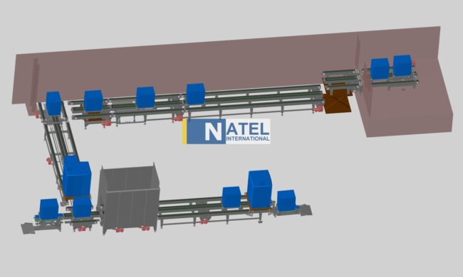 ligne de convoyeurs à chaînes à palettes en Inox ligne de convoyeurs à chaînes à palettes en Inox